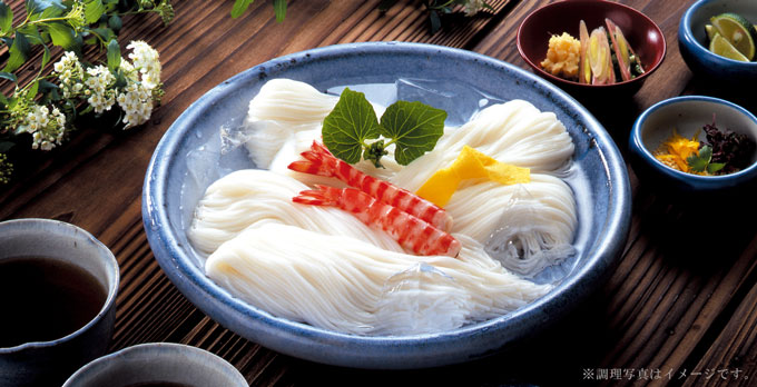 極細そうめん 調理画像