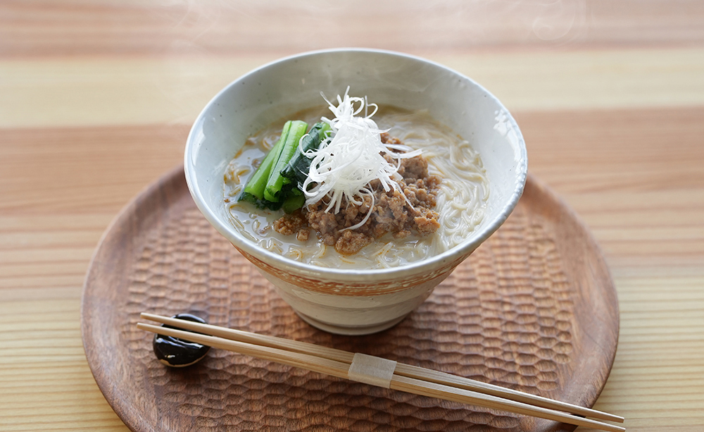 豆乳坦々そうめん