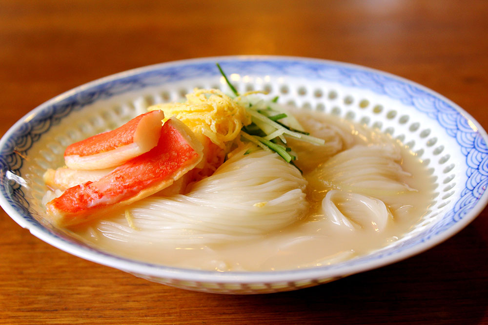 冷やし豆乳そうめん